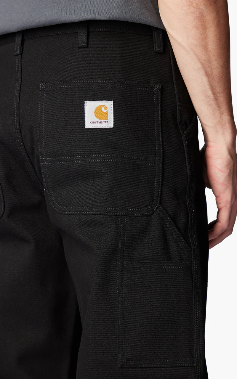 Carhartt WIP Single Knee Pant Smith Denim Rigid Black - Image 7