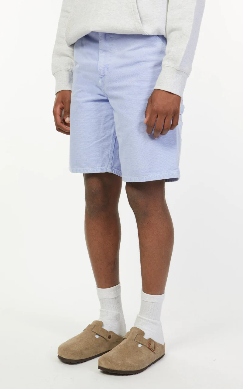 Carhartt WIP Single Knee Short Icy Water - Image 4