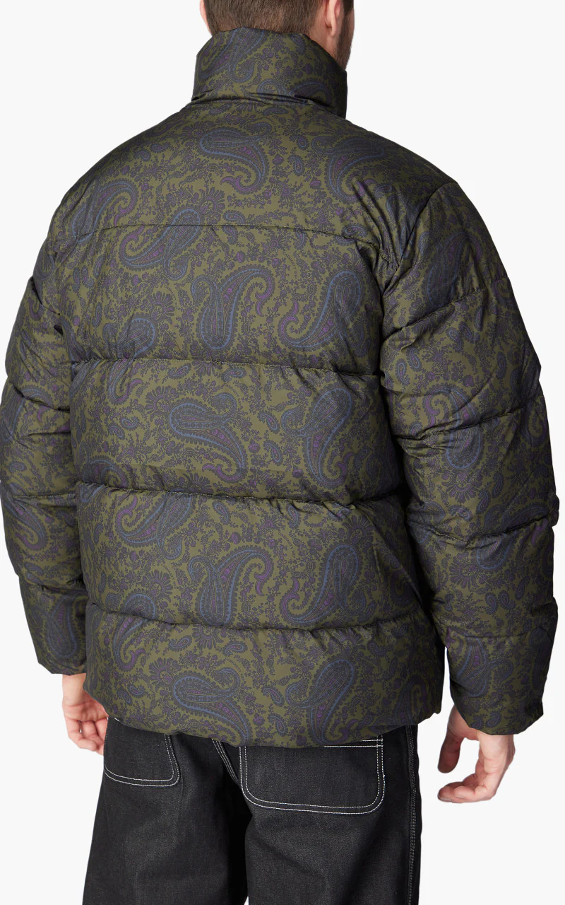 Carhartt WIP Springfield Jacket Paisley Print Plant/Black - Image 5