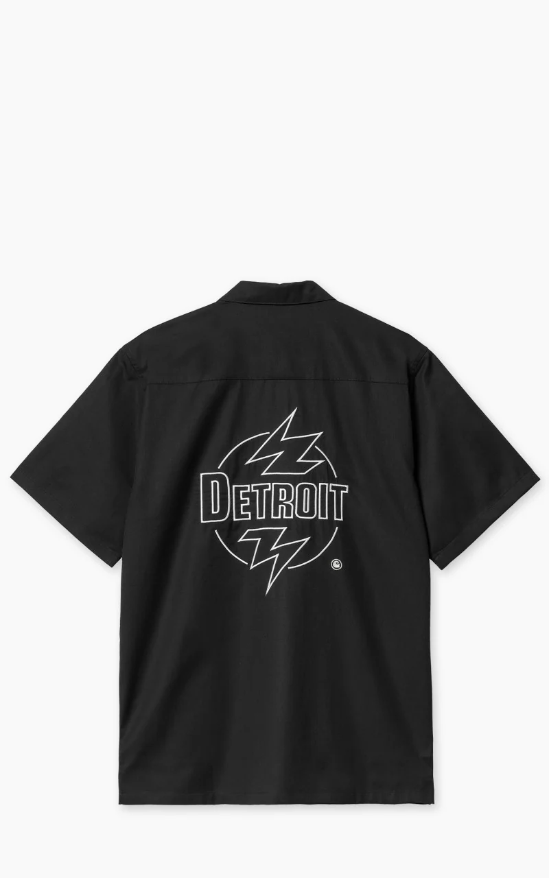 Carhartt WIP S/S Ablaze Shirt Black/Wax - Image 3