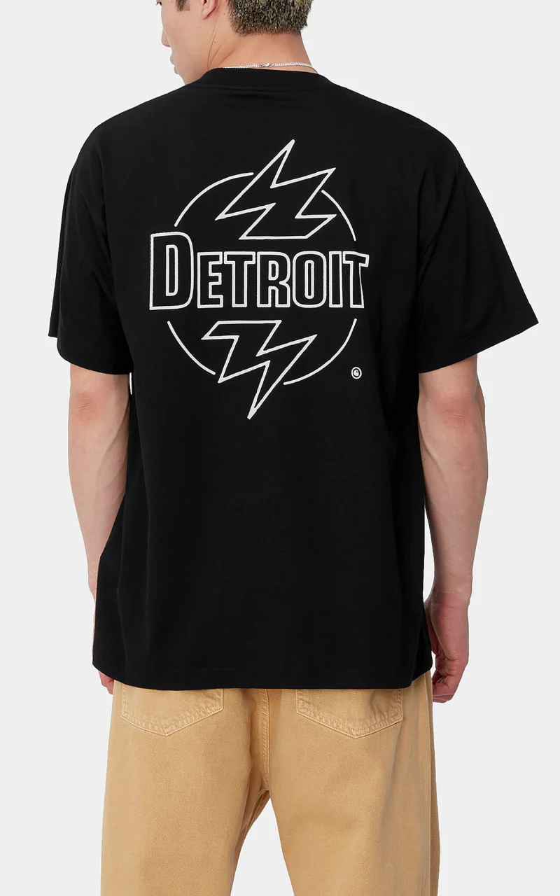 Carhartt WIP S/S Ablaze T-Shirt Black/Wax - Image 5
