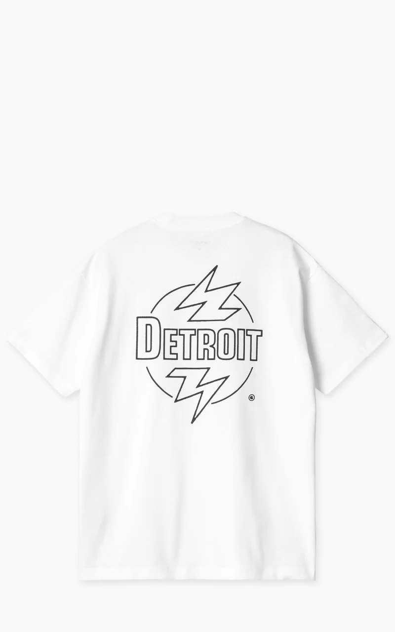 Carhartt WIP S/S Ablaze T-Shirt White/Black - Image 3