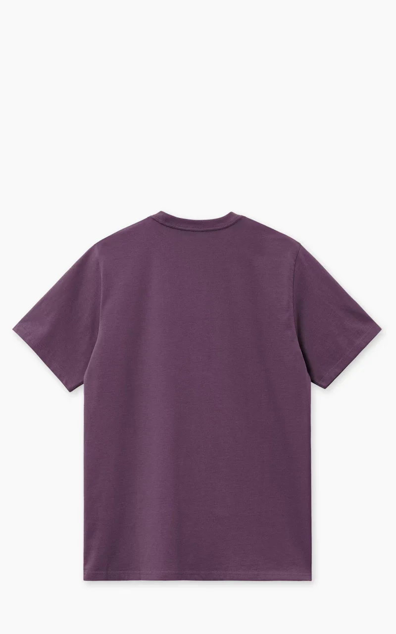 Carhartt WIP S/S American Script T-Shirt Huckleberry - Image 5