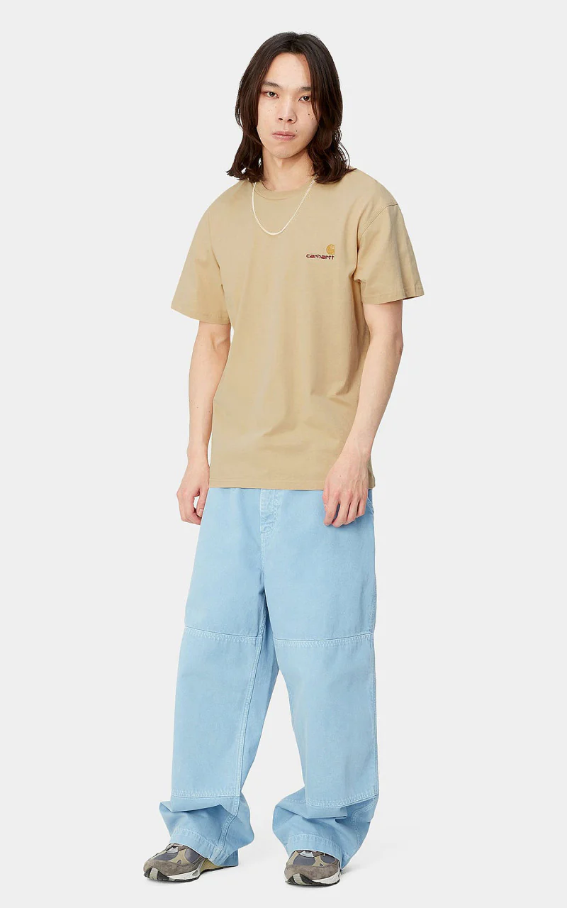 Carhartt WIP S/S American Script T-Shirt Rattan - Image 2