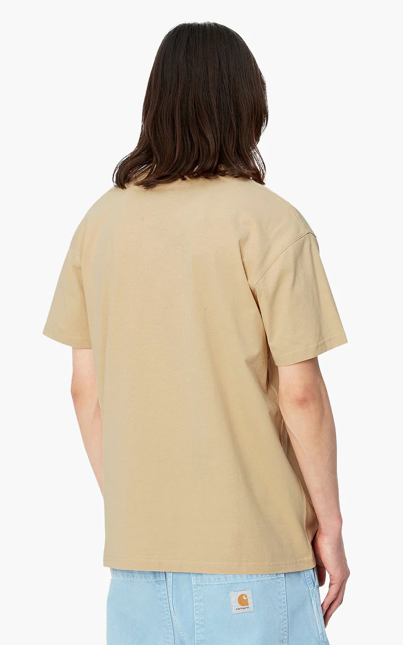 Carhartt WIP S/S American Script T-Shirt Rattan - Image 5