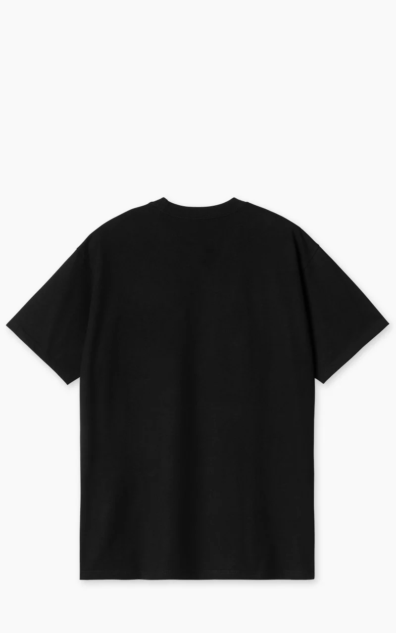 Carhartt WIP S/S Amour Pocket T-Shirt Black/White - Image 3
