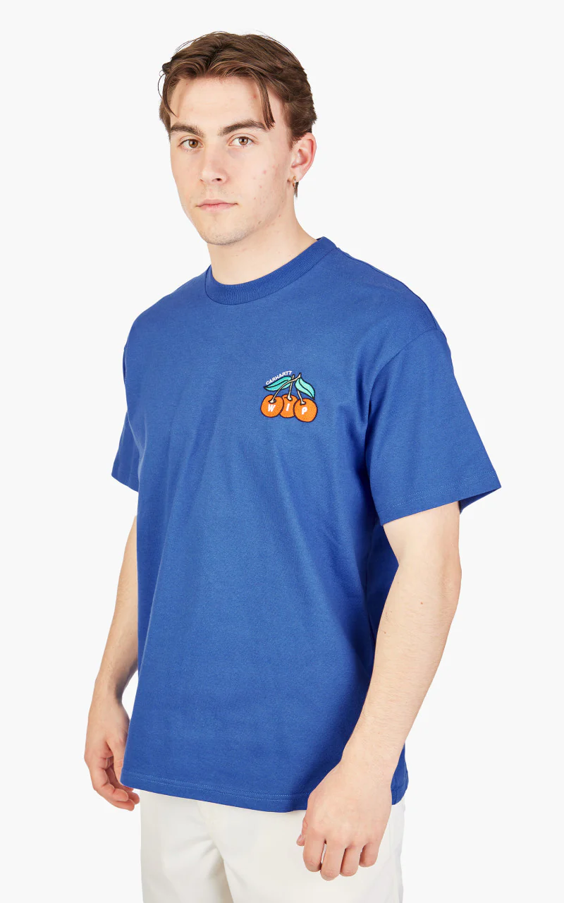 Carhartt WIP S/S Blush T-Shirt Lazurite - Image 4