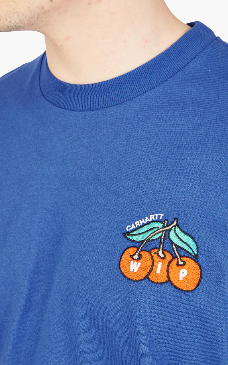 Carhartt WIP S/S Blush T-Shirt Lazurite - Image 5