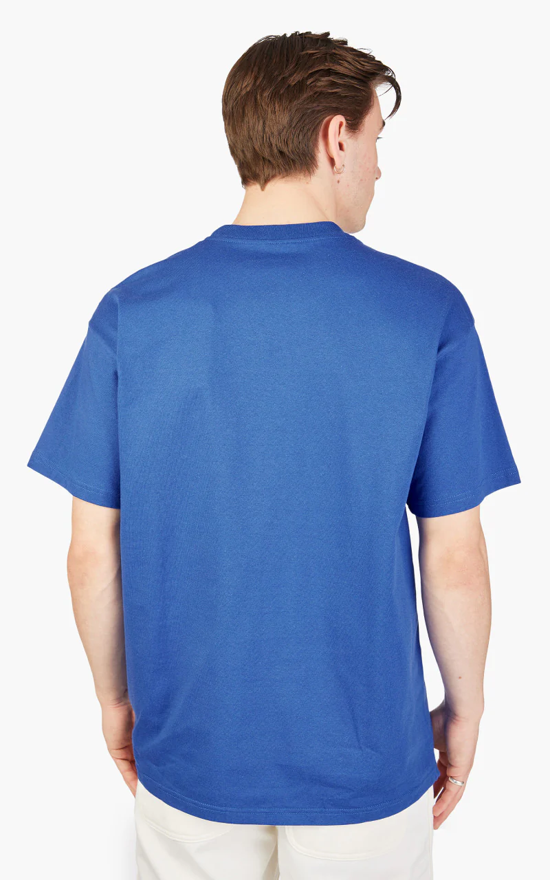 Carhartt WIP S/S Blush T-Shirt Lazurite - Image 6