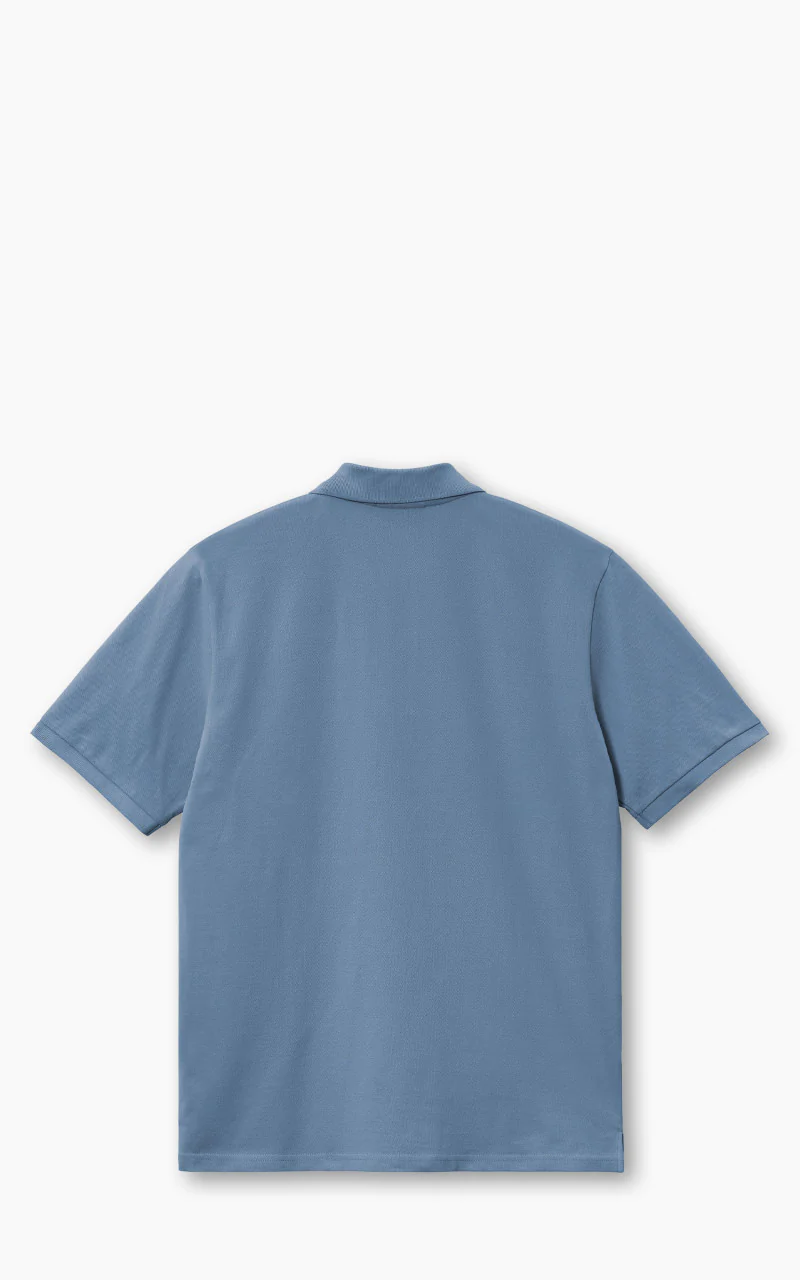 Carhartt WIP S/S Chase Pique Polo Sorrent/Gold - Image 3