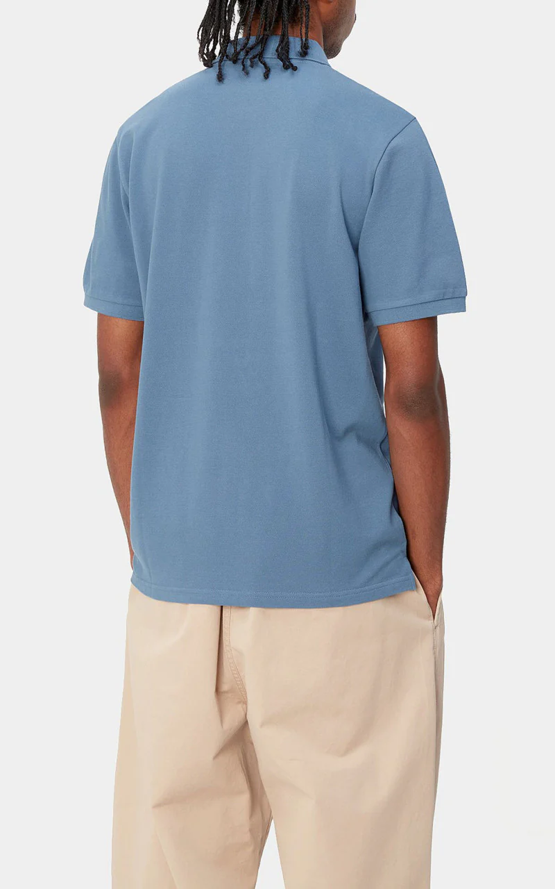Carhartt WIP S/S Chase Pique Polo Sorrent/Gold - Image 5