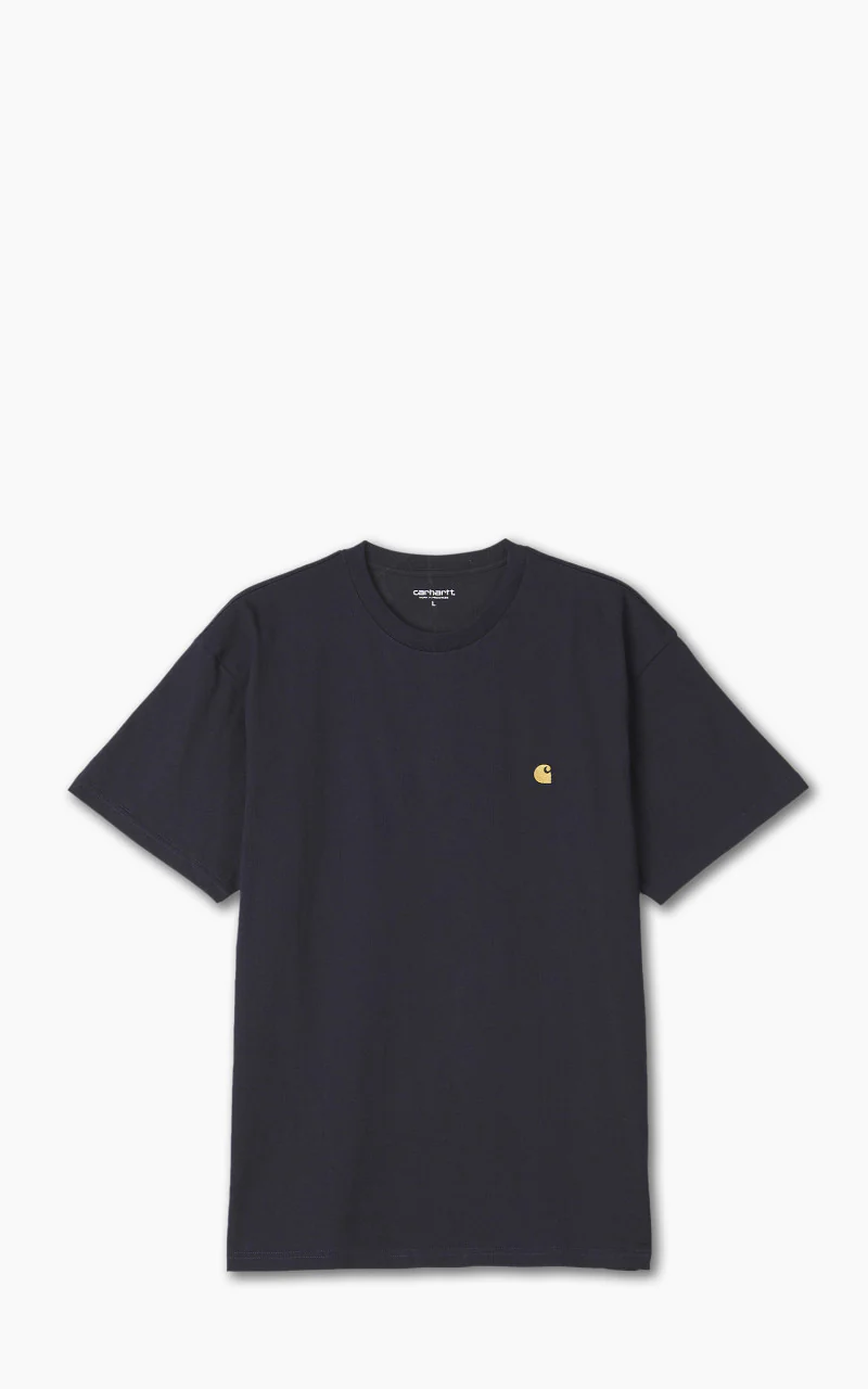 Carhartt WIP S/S Chase T-Shirt Blue/Gold