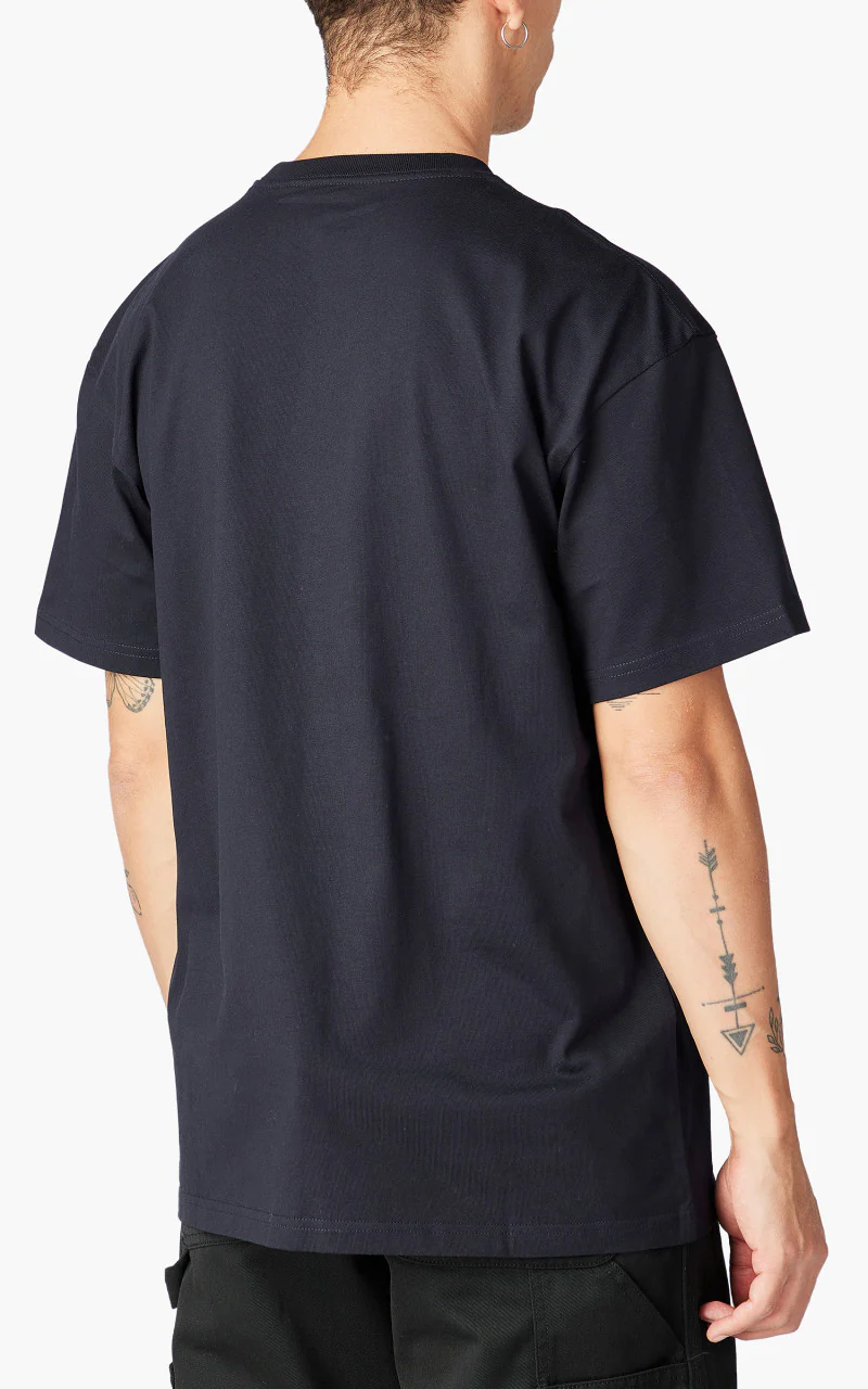 Carhartt WIP S/S Chase T-Shirt Blue/Gold - Image 5
