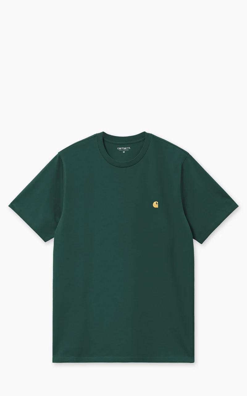 Carhartt WIP S/S Chase T-Shirt Dark Fir/Gold