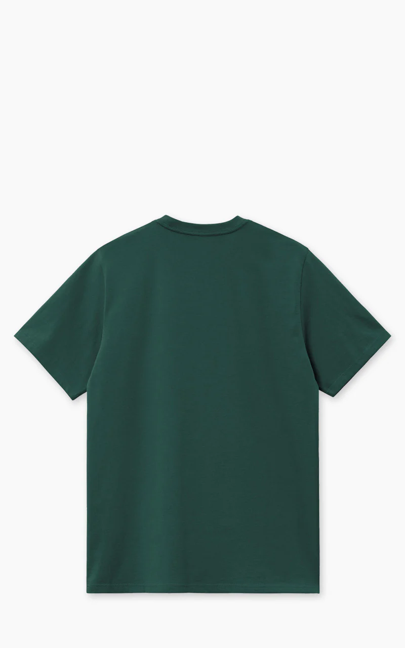 Carhartt WIP S/S Chase T-Shirt Dark Fir/Gold - Image 2