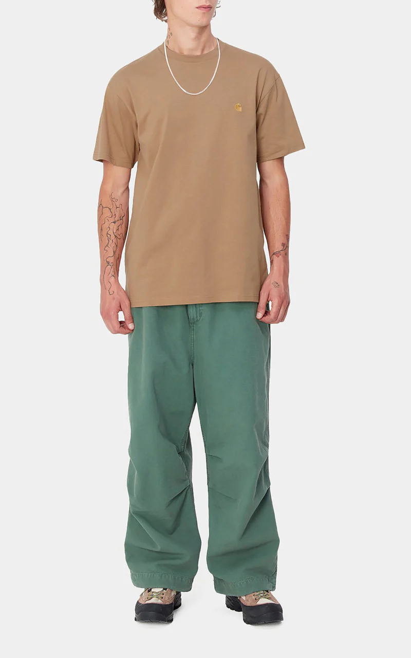 Carhartt WIP S/S Chase T-Shirt Peanut/Gold - Image 2