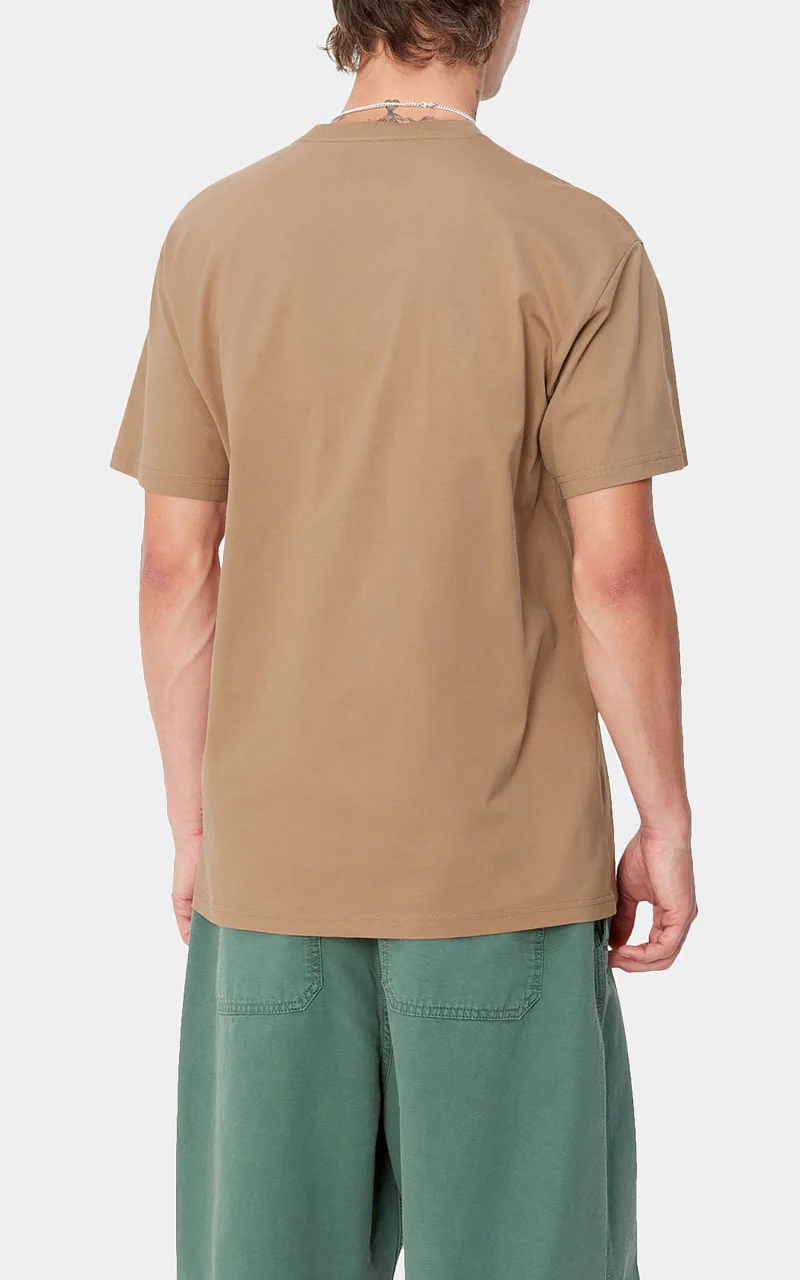Carhartt WIP S/S Chase T-Shirt Peanut/Gold - Image 5