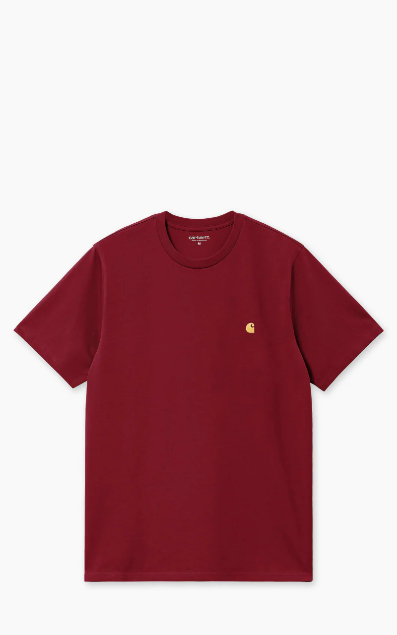 Carhartt WIP S/S Chase T-Shirt Scarlet/Gold