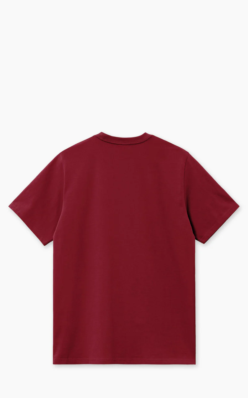 Carhartt WIP S/S Chase T-Shirt Scarlet/Gold - Image 2