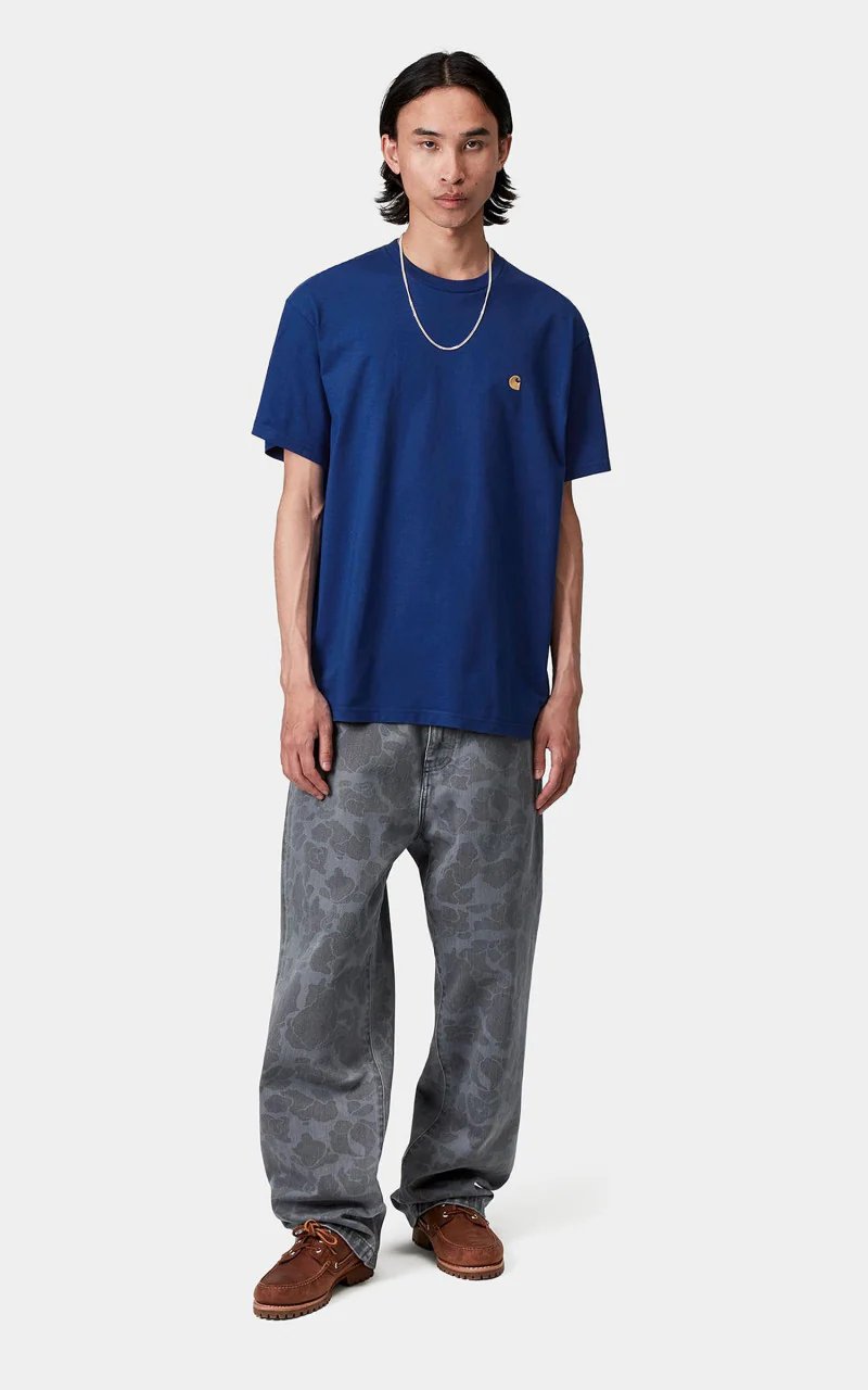 Carhartt WIP S/S Chase T-Shirt Wolfsbane/Gold - Image 4