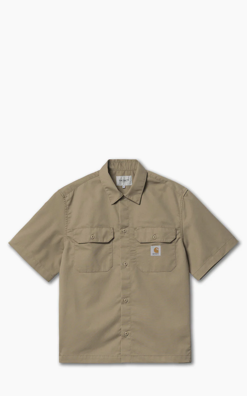 Carhartt WIP S/S Craft Shirt Leather Rinsed
