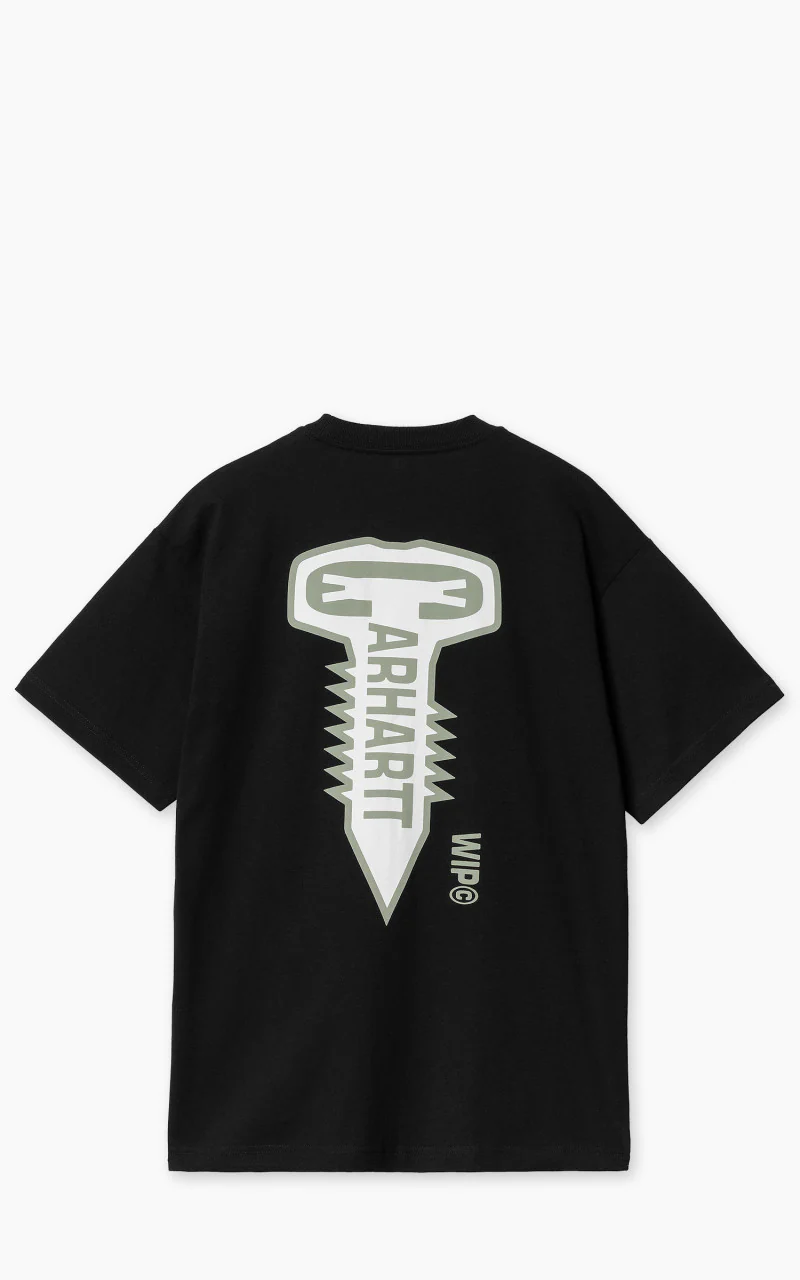 Carhartt WIP S/S Cross Screw T-Shirt Black - Image 2