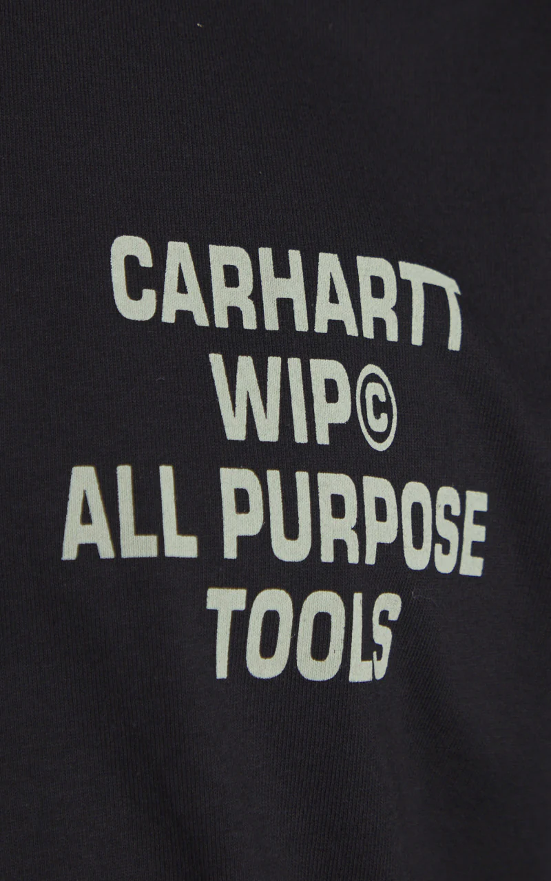 Carhartt WIP S/S Cross Screw T-Shirt Black - Image 5