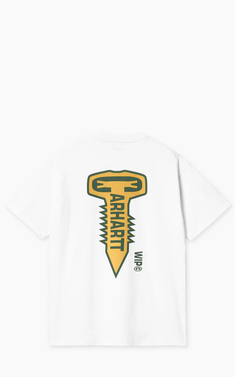 Carhartt WIP S/S Cross Screw T-Shirt White - Image 3