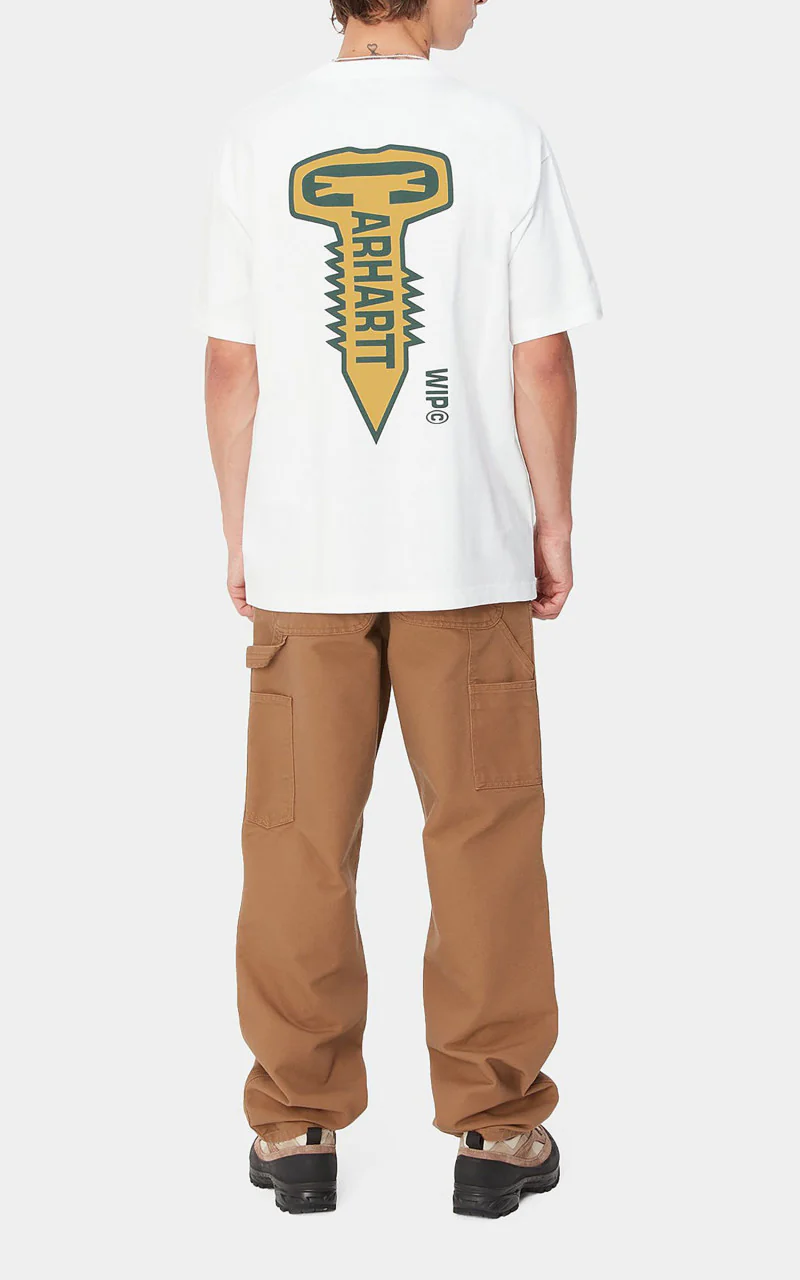 Carhartt WIP S/S Cross Screw T-Shirt White - Image 4