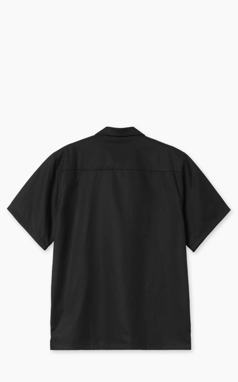 Carhartt WIP S/S Delray Shirt Black/White - Image 3