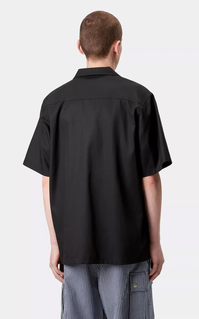 Carhartt WIP S/S Delray Shirt Black/White - Image 5