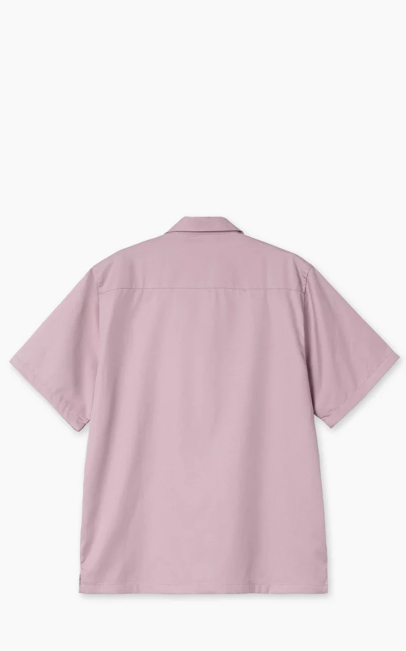 Carhartt WIP S/S Delray Shirt Hortensia/White - Image 2
