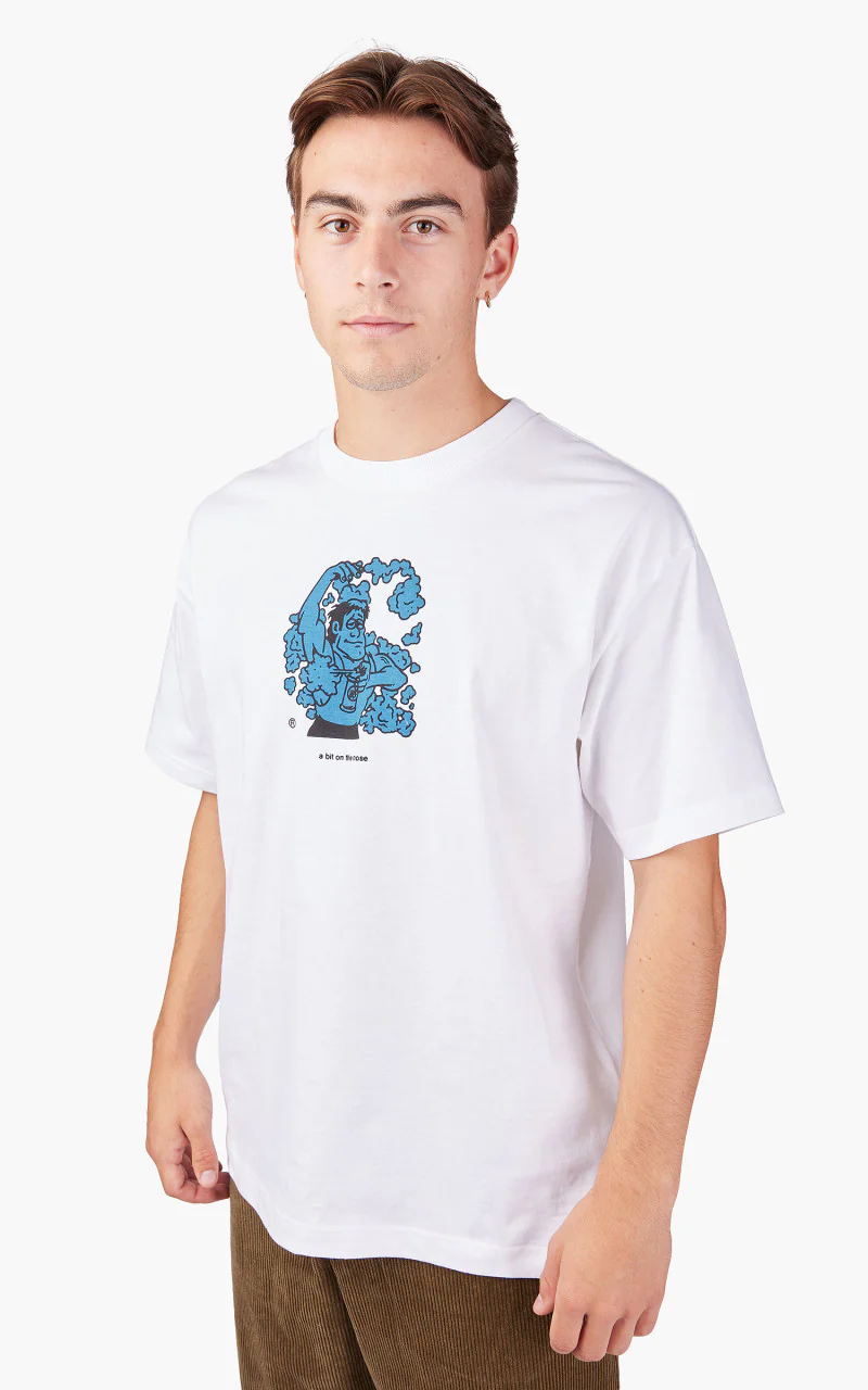 Carhartt WIP S/S Deo T-Shirt White - Image 4