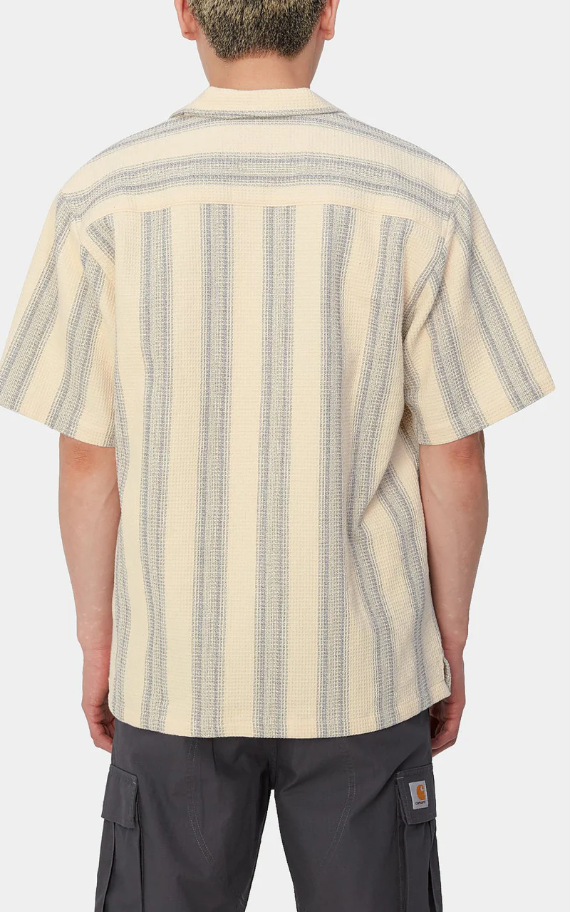 Carhartt WIP S/S Dodson Shirt Dodson Stripe/Natural - Image 5