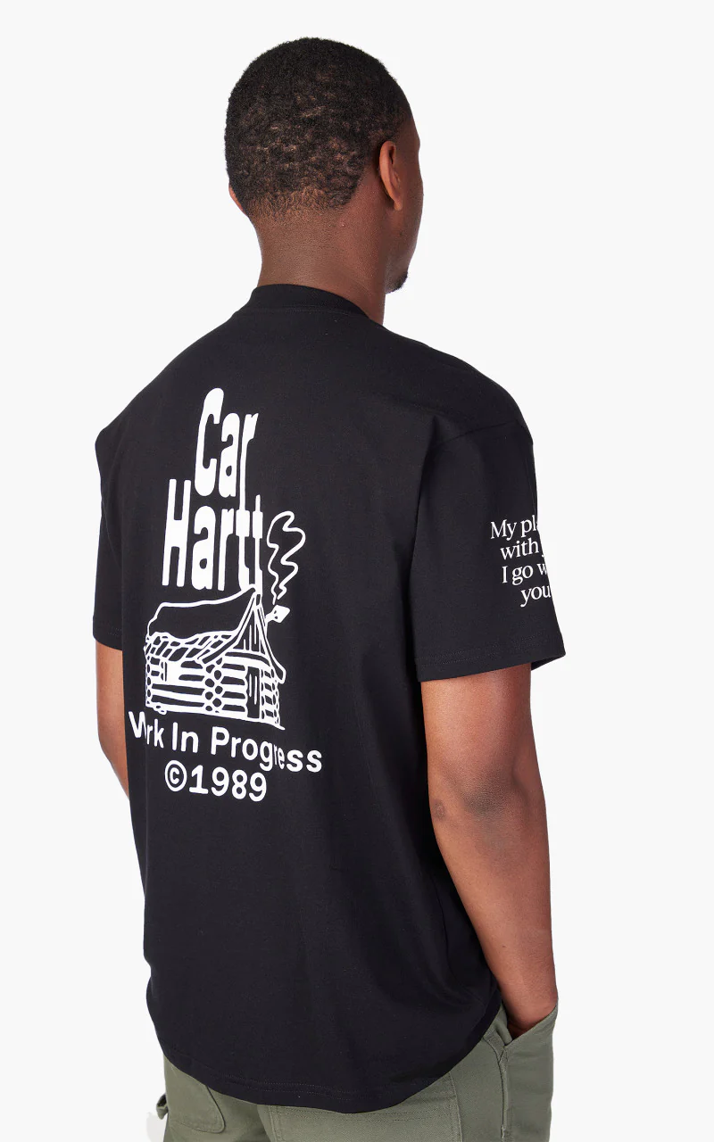 Carhartt WIP S/S Home T-Shirt Black/White - Image 2