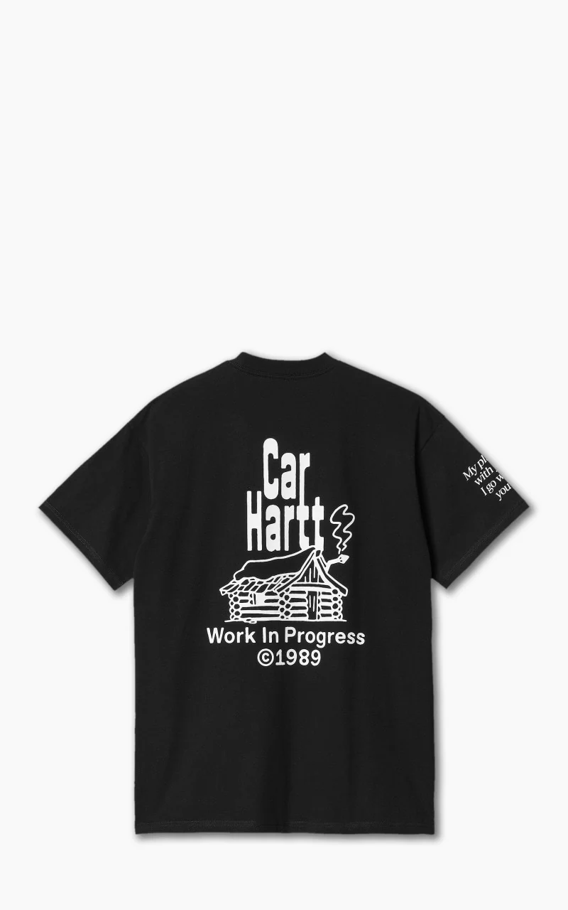 Carhartt WIP S/S Home T-Shirt Black/White - Image 4