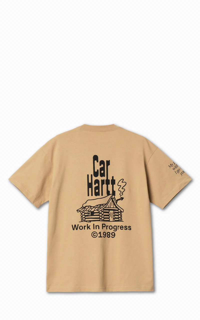 Carhartt WIP S/S Home T-Shirt Dusty H Brown/Black - Image 3