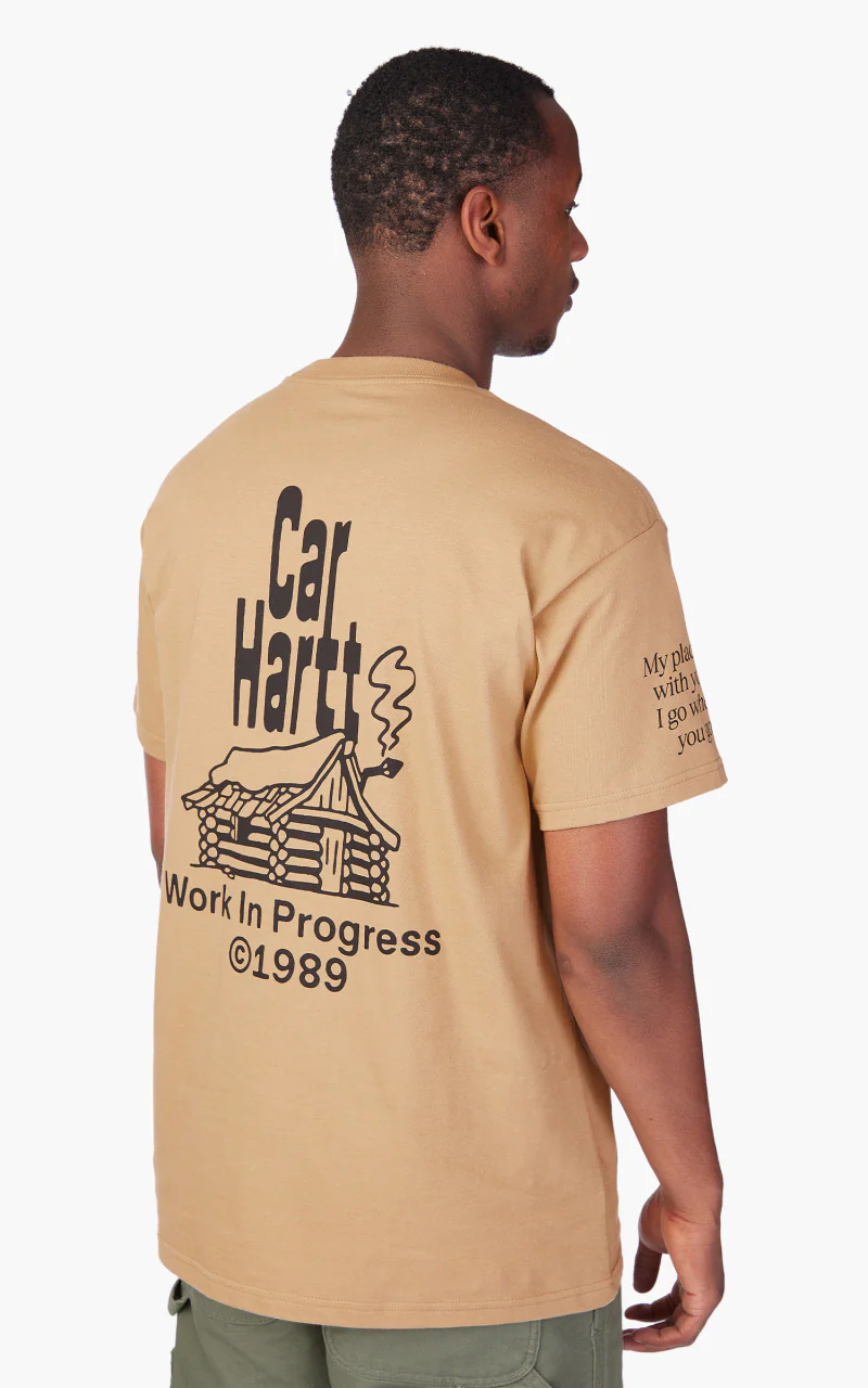 Carhartt WIP S/S Home T-Shirt Dusty H Brown/Black - Image 4