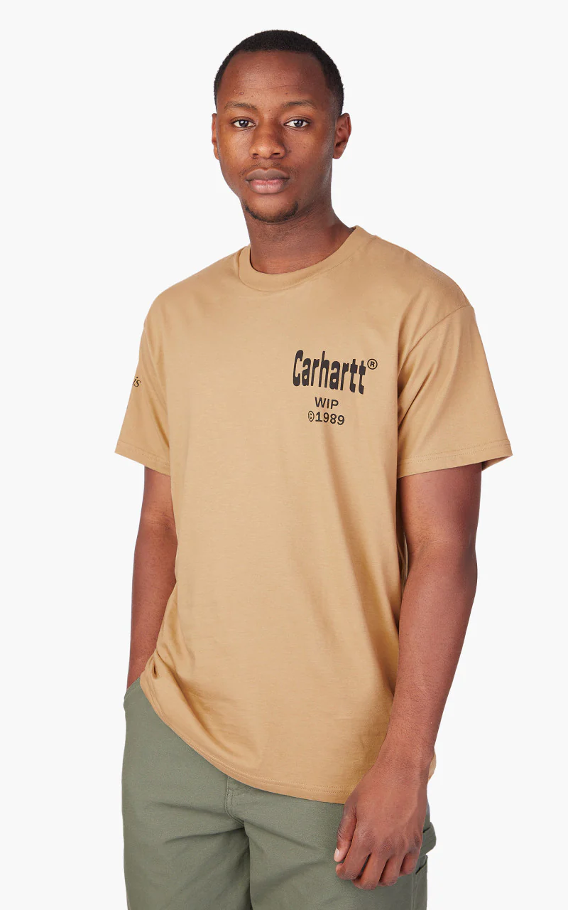 Carhartt WIP S/S Home T-Shirt Dusty H Brown/Black - Image 5