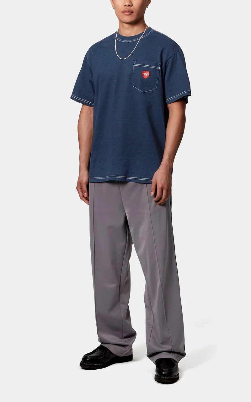 Carhartt WIP S/S Ingo Pocket T-Shirt Dark Blue - Image 3