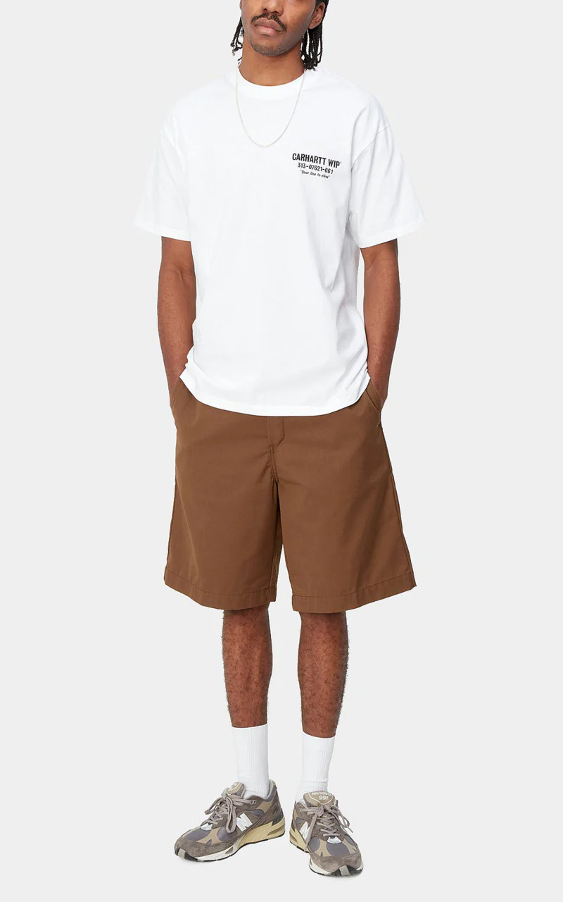 Carhartt WIP S/S Less Trouble T-Shirt White/Black - Image 2