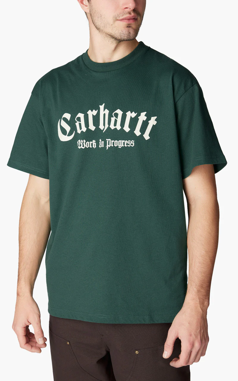 Carhartt WIP S/S Onyx T-Shirt Chervil/Wax - Image 4