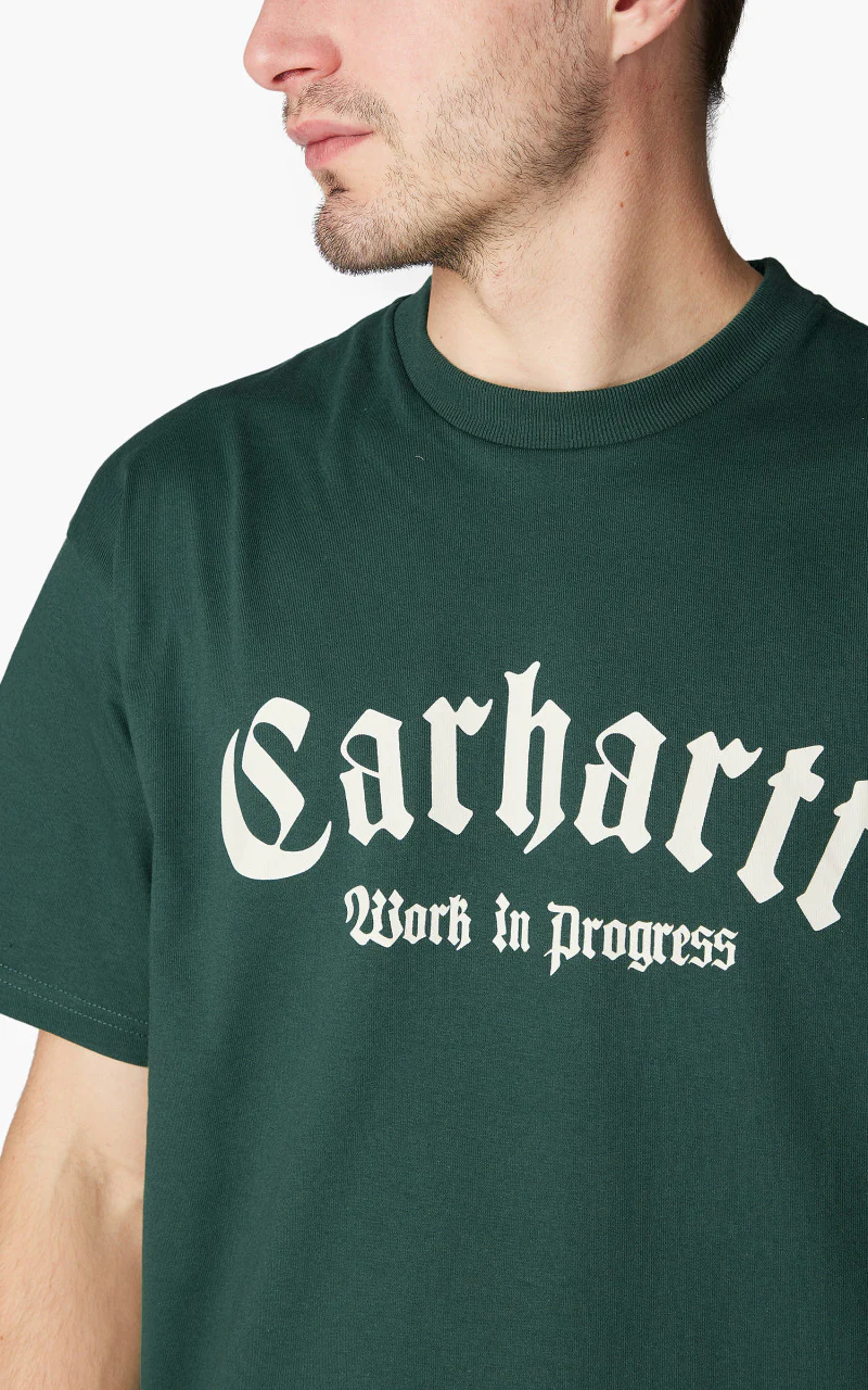 Carhartt WIP S/S Onyx T-Shirt Chervil/Wax - Image 5