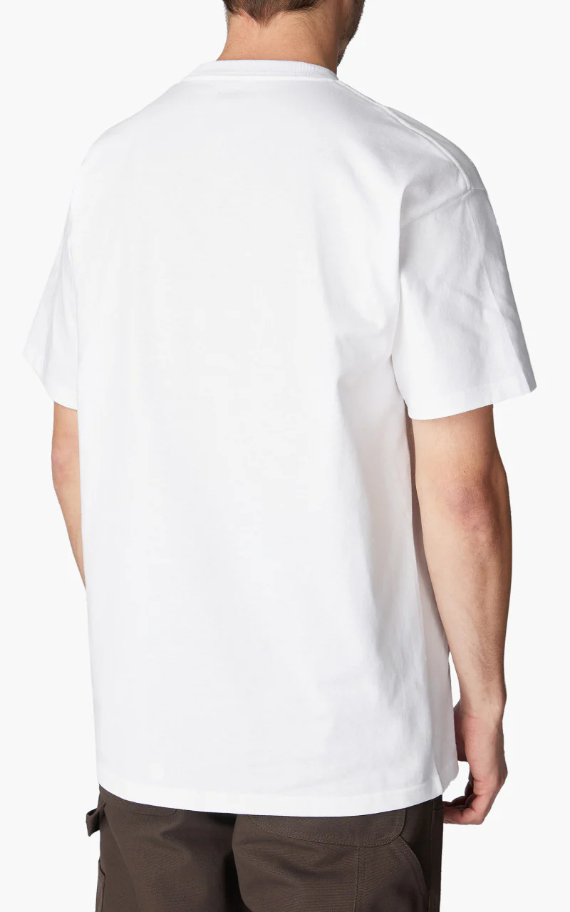 Carhartt WIP S/S Onyx T-Shirt White/Black - Image 6