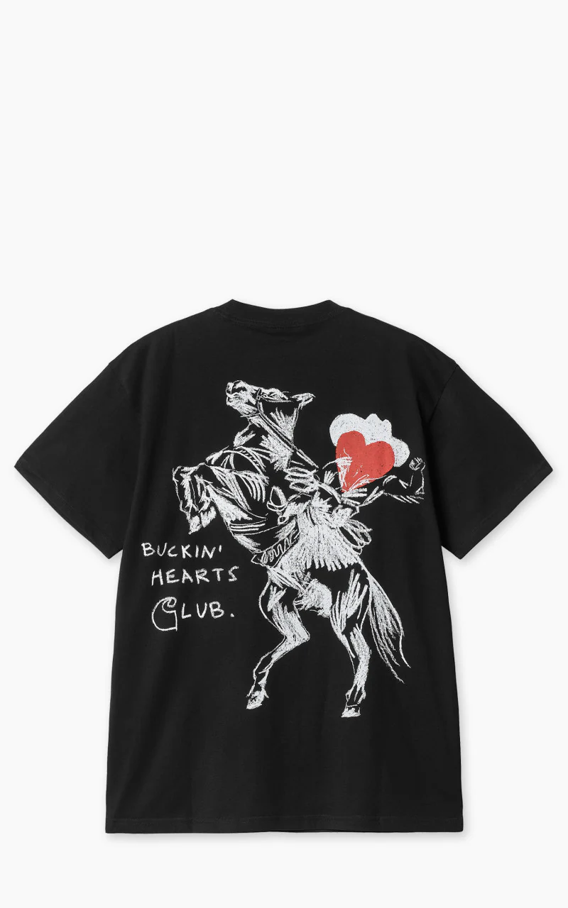 Carhartt WIP S/S Pepe B.H.C T-Shirt Black - Image 2