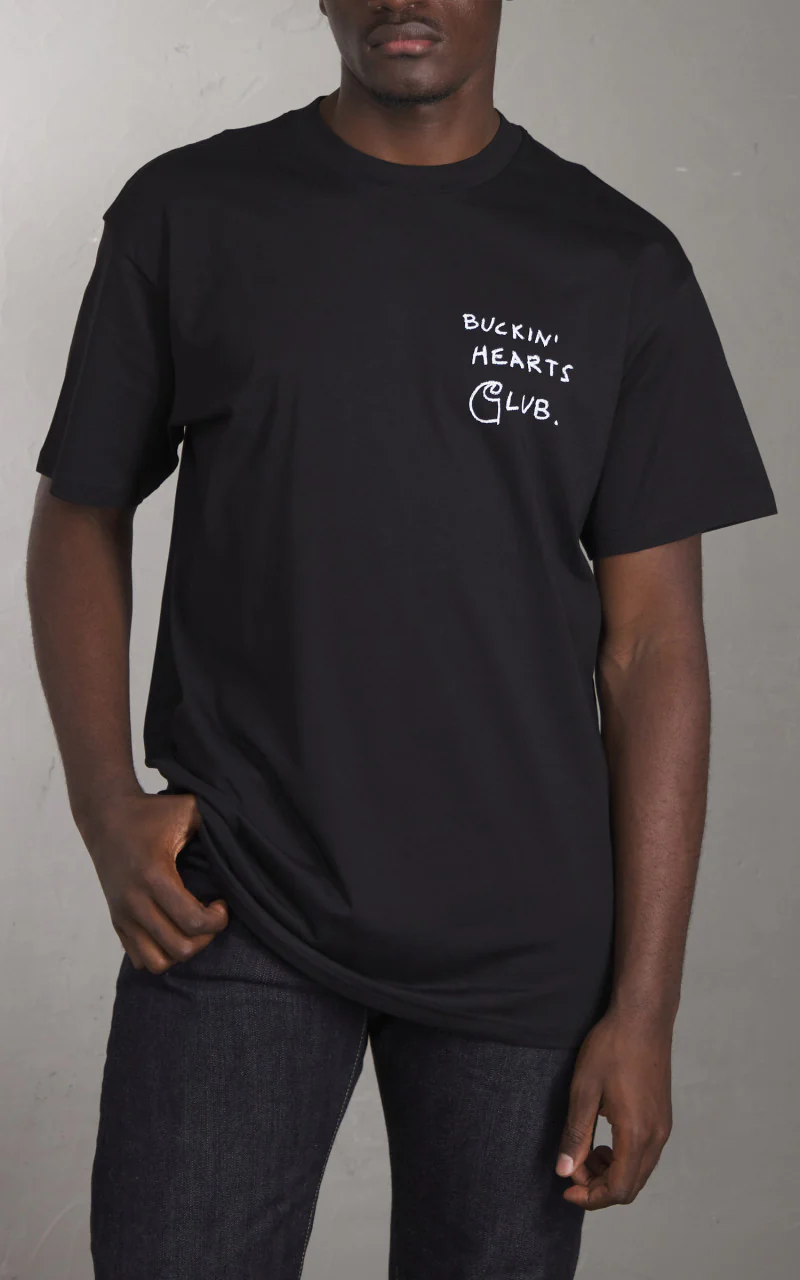 Carhartt WIP S/S Pepe B.H.C T-Shirt Black - Image 3