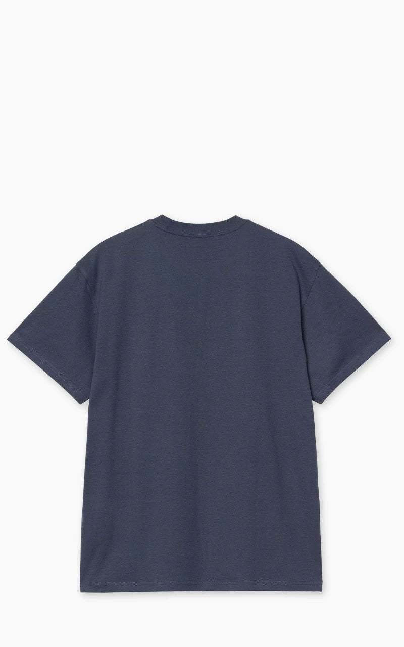 Carhartt WIP S/S Pocket Heart T-Shirt Blue - Image 3
