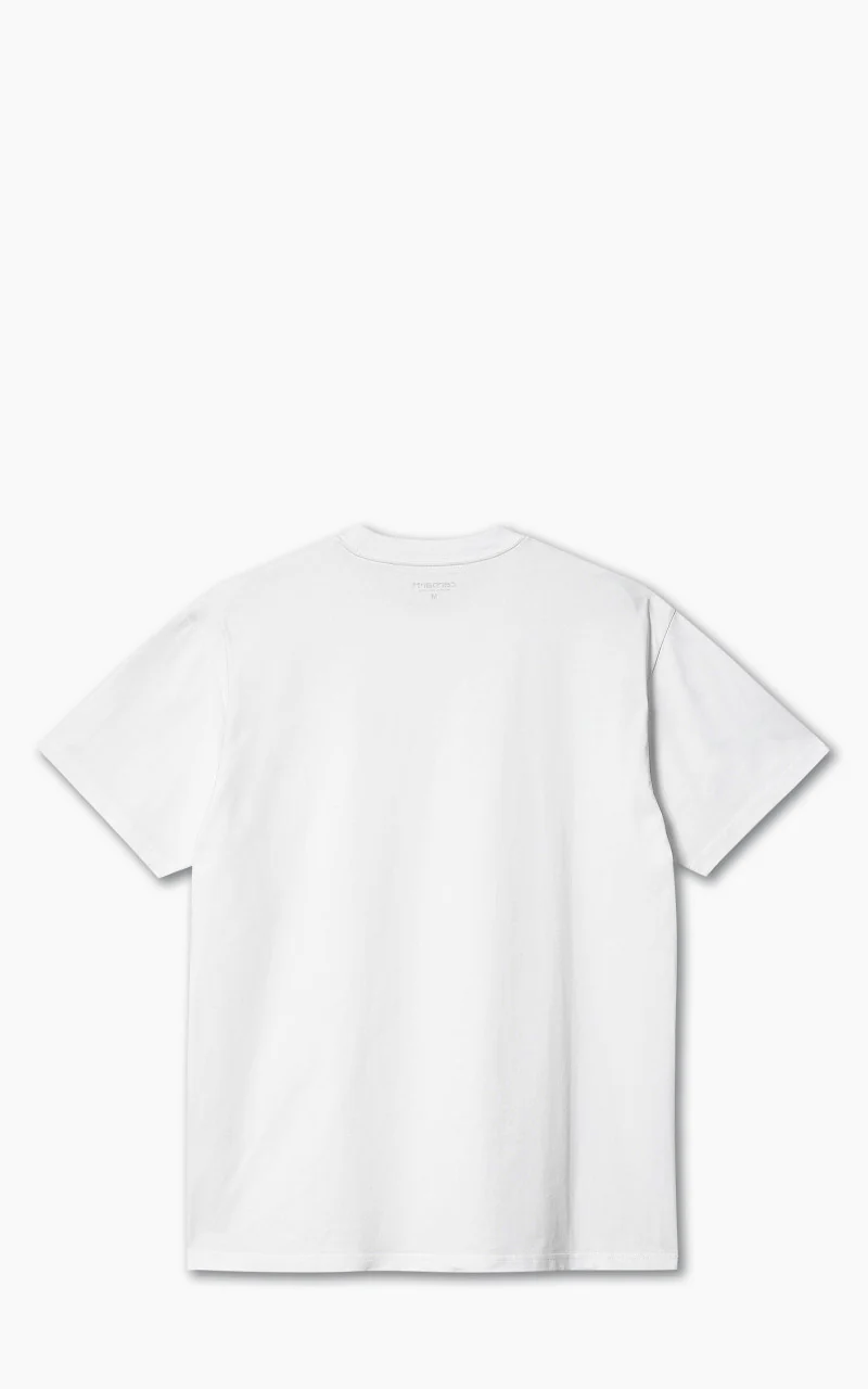 Carhartt WIP S/S Pocket Heart T-Shirt White - Image 2
