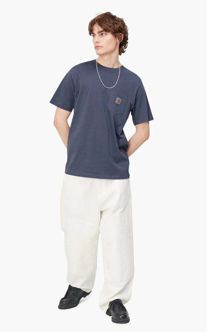 Carhartt WIP S/S Pocket T-Shirt Bluefin - Image 2