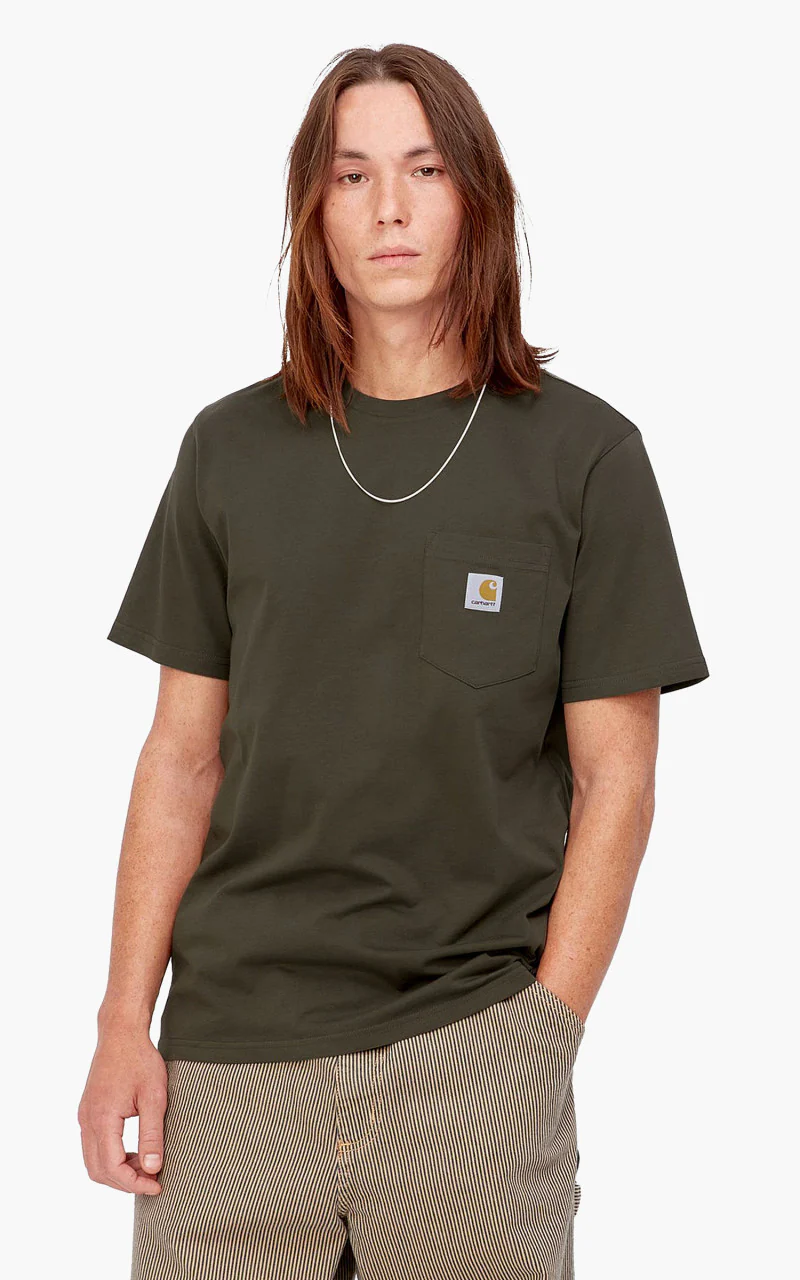 Carhartt WIP S/S Pocket T-Shirt Cypress - Image 4